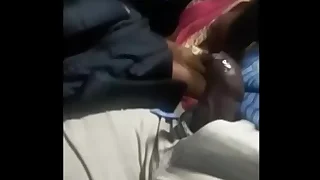 indian teen couple Boobs groped with blouse sucking Dick in running Bus final  part